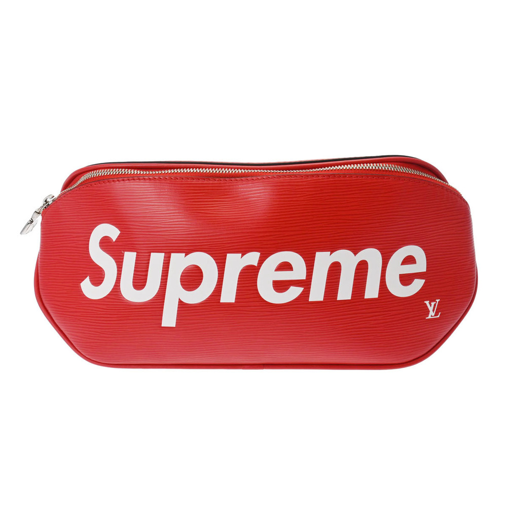 Louis Vuitton Epi Leather Bum Bag LV Supreme Collaboration Red Body